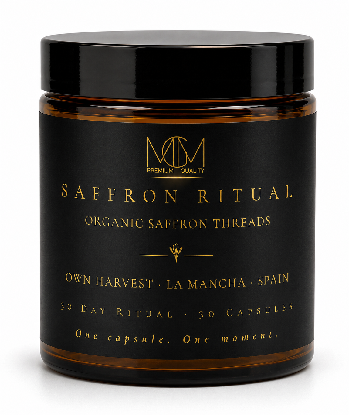 SAFFRON RITUAL™ | Hebras Reales de Azafrán Ecológico en Cápsulas Veganas