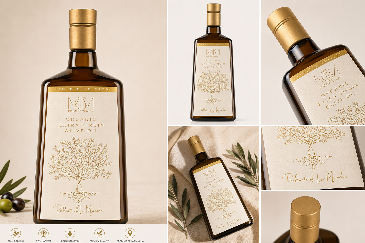 LIMITED EDITION - MGM ORGANIC EXTRA VIRGIN OLIVE OIL 1L